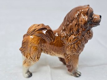 Lot 345 Chow Chow Dog Ceramic Figurine By Goebel, Measuring 2x4.5x4.5 Inches.
