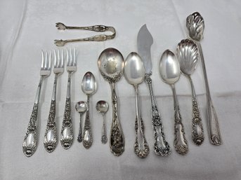 Lot 360 Timeless Elegance: 360 Grams Of Sterling Silver Assorted Cutlery Set