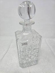 Lot 368 Refined Sophistication: Towle Whiskey Decanter (3.75' X 9.75')