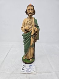 Lot 388 4'x3.5' Hand Painted Jesus Figure - Italy