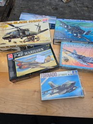 Lot 23 Set Of 5 Model Planes; Savoia-Marchetti S.M.79-11 Sparviero  And More...