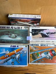 Lot 55 Set Of 5 Collectible Model Planes (sealed) SHINMEIWA PS-1 OR SS-2 And More...