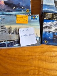 Lot 48 - 6 Piece Set Model Boats - USS San Francisco CA-38 1942 And Many More