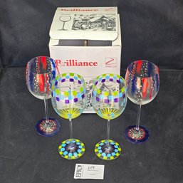 109-Set Of 4 Brilliance Wine Glass