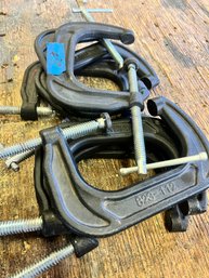 Lot One 8 Black Husky C Clamps 4