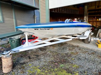 Chevy Small Block Engine Boat And Trailer