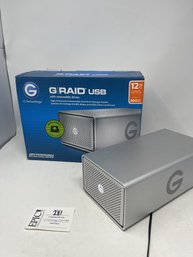 Lot 281 G-Technology G-RAID 12TB Hard Drive Storage System