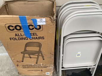 Lot 553Cosco All-Steel Folding Chairs