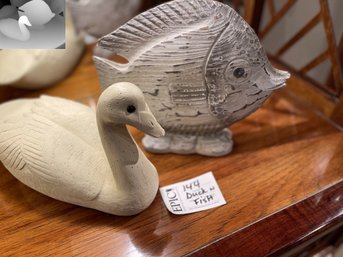 Lot 144 Duck And Fish