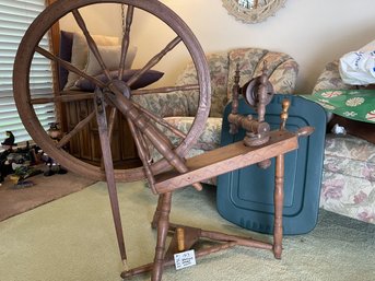 Lot 163 Spinning Wheel Loom