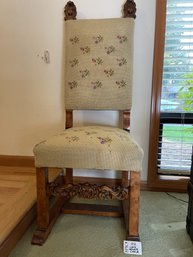 Lot 172 Wood Ornate Chair