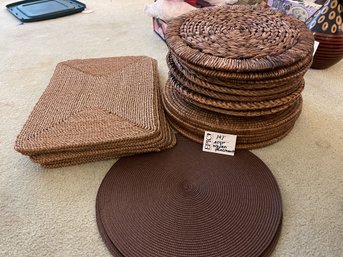 Lot 191 Bunch Of Woven Placemats