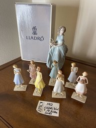 Lot 192 Lladro Girl & Bunch Of Little Girls