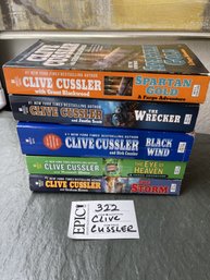 Lot 322 Bunch Of Clive Cussler Books