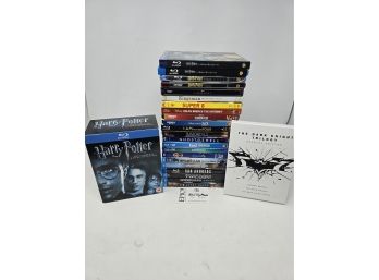 Lot 120  Assorted Movie Blu Ray DVD's 'Harry Potter' And More