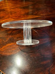 MCM Lucite Cake Stand