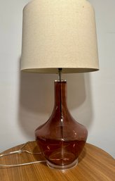 Large Contemporary Glass Lamp