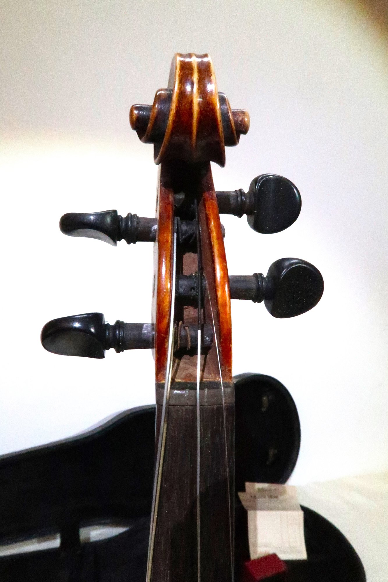 Antique Nicolaus Amatus Fecit In Cremona 1650 Violin With Bow And Case  #4862 | Auctionninja.com