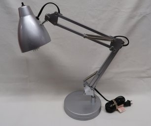 Adjustable Desk Lamp Silver-Colored