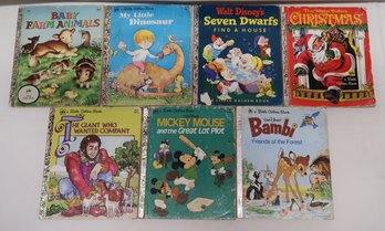 Little Golden Books 1970's  Including Disney