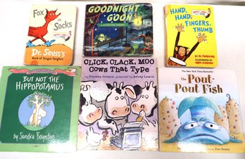 Mixed Lot Board Books Including Goodnight Goon, Sandra Boynton, Dr Seuss
