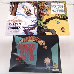 3 Calvin & Hobbes Comic Books By Bill Watterson