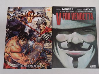 V Is For Vendetta & Soul Calibur IV Comic And Artbook