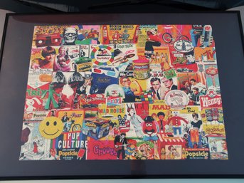 Framed Pop Culture Puzzle