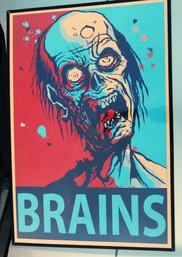 Tavares 'Brains' Zombie Poster