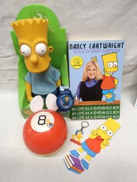 The Simpsons Collection Of Bart Including Figure, 8 Ball, Watch