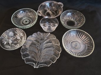 Mixed Lot Glass Serving Dishes