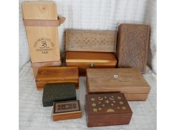 Collection Of Wood Boxes