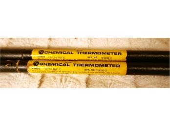 Two Vintage Scientific Thermometers