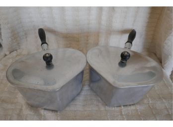 Set Of Two Vintage Pots