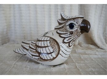 Tonala Pottery Parrot - Very Large