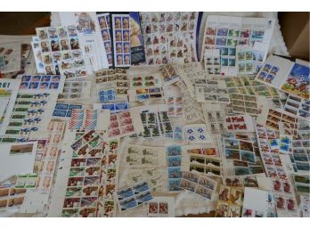 Stamp Collection - Unused - Over $300 In Face Value