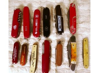 Lot Of 13 Pocket Knives