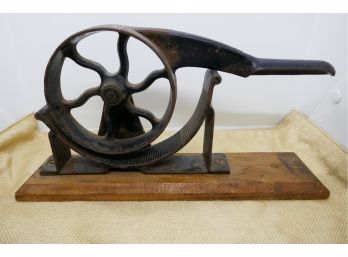 Antique Cork Roller Press / Rotary Type