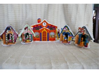 Disney Mr. Christmas Musical Decor Houses