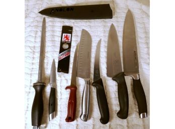 Lot Of Mid-grade Kitchen Knives