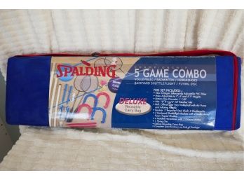 Spalding 5 Game Combo Pack - New