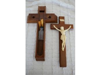 Last Rites Storage Cross Crucifix