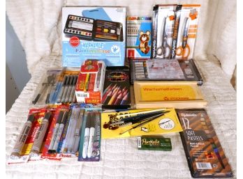 Large Lot Of Office And Arts & Crafts Supplies