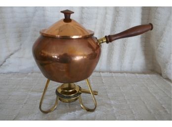 Small Copper Fondue Pot