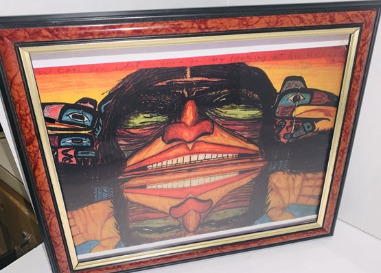 Native Art Print By Mike Krise Squaxin Island Tribe Titled??