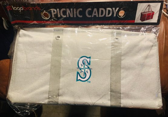 Seattle Mariners Picnic Caddy Oversized Carry Tote.