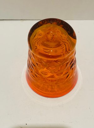 Can You Say VIVID Red Hand Blown Vase Or Use It As A Glass