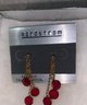 Two Pair Nordstrom Swarovski Full Lead Crystal Dangle Earrings New W/ Nordstrom Tags