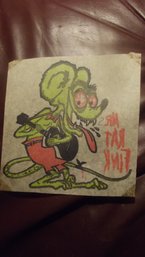 ORIGINAL1967 Rat Fink T Shirt Transfer See Stanley Steamer & Lil Lill Ones Also Listed.