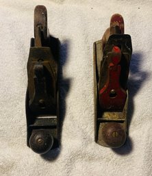 Two Wood Planes Stanley Or Miller Falls # 4 Or #5